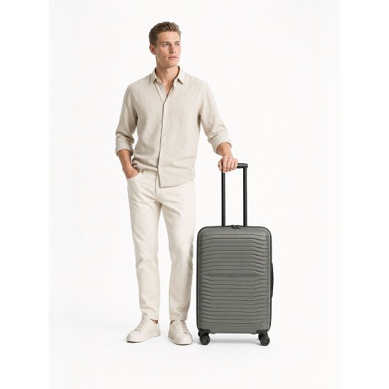 Stratic Shine 4 wielen Trolley 66 cm met uitbreidingsplooi