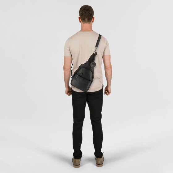 Harbour 2nd Urban Poets schoudertas leer 26 cm