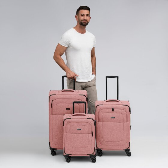 Redolz Essentials 12 THREE SET 4 wielen Kofferset 3-delig met uitbreidingsplooi