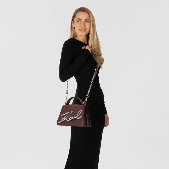 Karl Lagerfeld Signature 2.0 Handtas Leer 21.5 cm