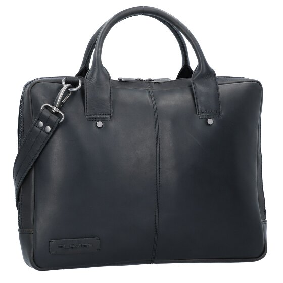 Plevier Navigator Tacan Koffer Leer 36 cm Laptop compartiment