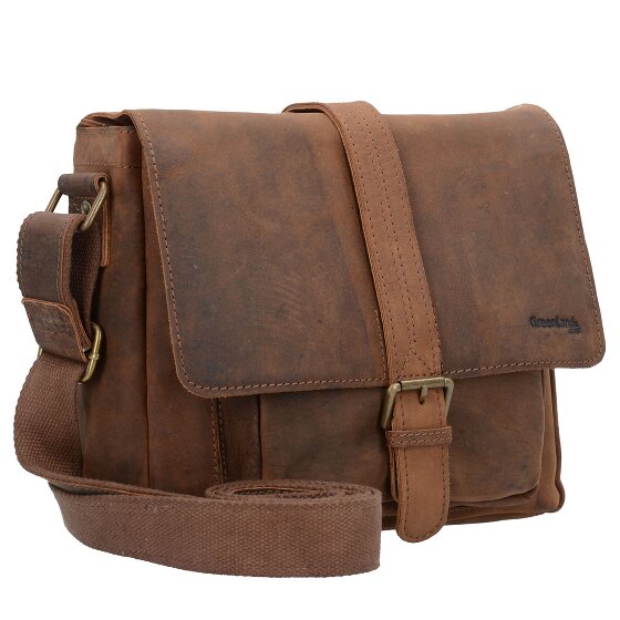 Greenland Nature Montenegro Schoudertas Leer 27 cm Greenland Nature Montenegro Schoudertas Leer 27 cm