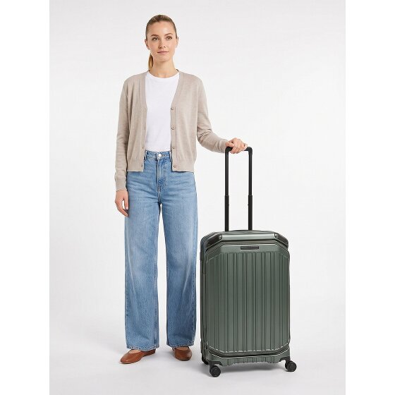 Piquadro PQ-Light 4 wielen Trolley M 69 cm met uitbreidingsplooi