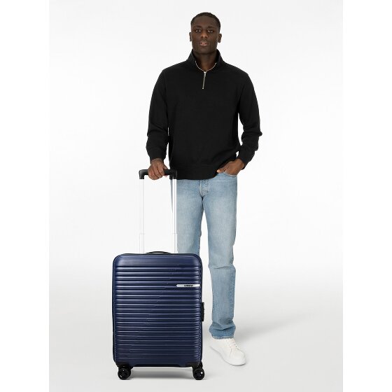 American Tourister Liftoff 4 wielen Cabinewagen 55 cm met uitbreidingsplooi