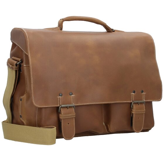 aunts & uncles Hunter Jack Messenger Leer 45 cm Laptopcompartiment