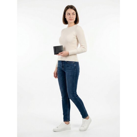 oxmox Leather Portemonnee RFID-bescherming Leder 12 cm