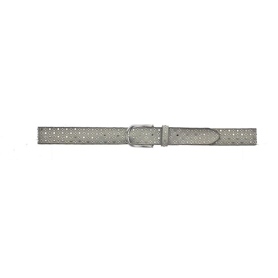b.belt Studded riem leer