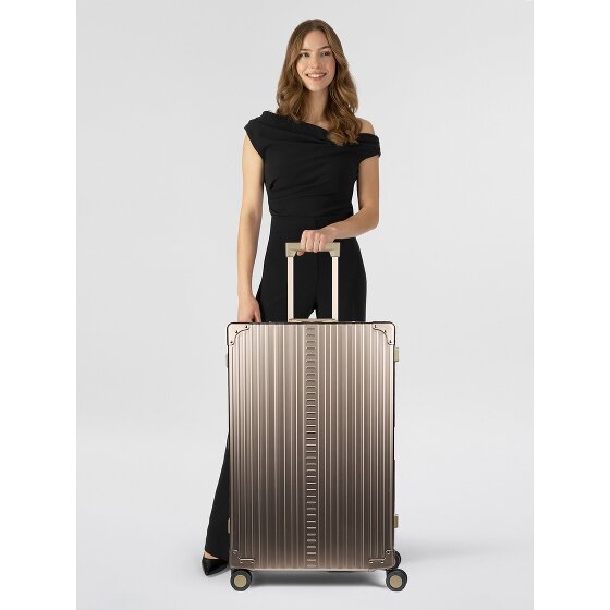Aleon Traveler Macro trolley met 4 wielen, Aluminium, 77 cm