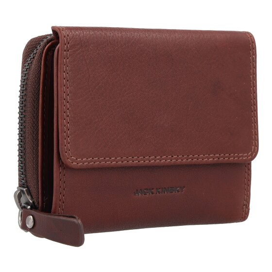 Jack Kinsky Portemonnee RFID-bescherming Leer 11 cm