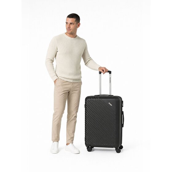 Check.In Paradise 2.0 4 wielen Trolley M 68 cm met uitbreidingsplooi