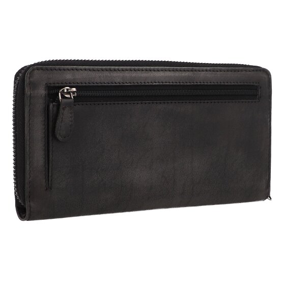 Greenburry Destressed Portemonnee RFID-bescherming Leer 19 cm