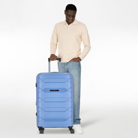 Polestream Strz by Asteroid 4 wielen Trolley L 74 cm met uitbreidingsplooi