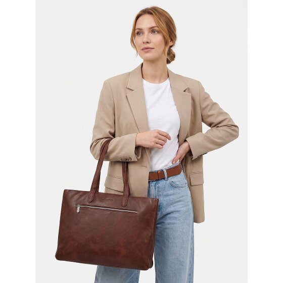 Plevier Power Shopper Tas Leder 43.5 cm Laptopvak