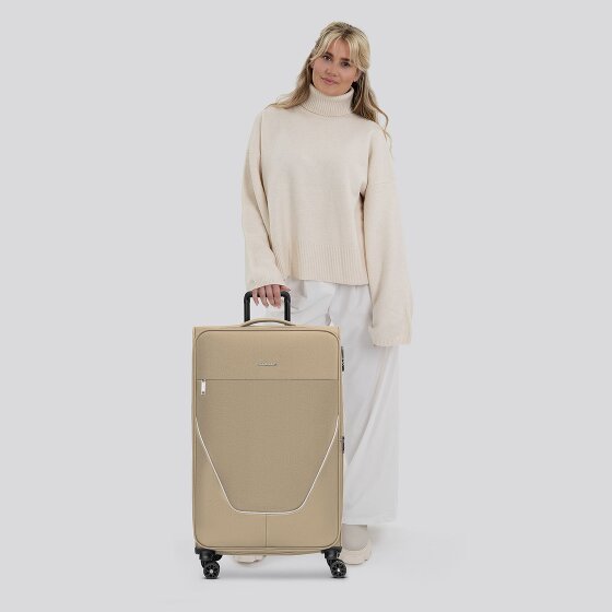 Stratic taska 4-wiel trolley L 76 cm met uitvouwbare plooi