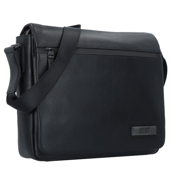 Jost Stockholm Messenger Leder 33 cm Laptopcompartiment