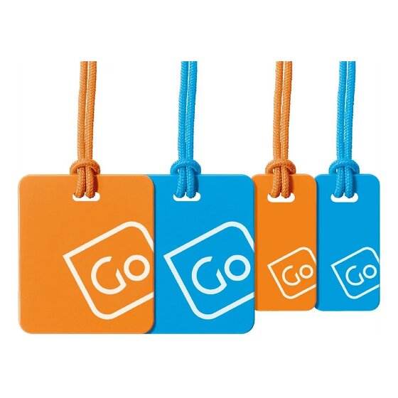 Go Travel Adresetiket set 4 stuks.