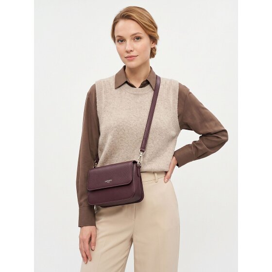 Lacoste Champs Elysees Schoudertas Leder 21 cm