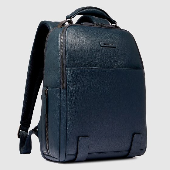 Piquadro Modus Special Dagrugzak Leer 37 cm Laptop compartiment
