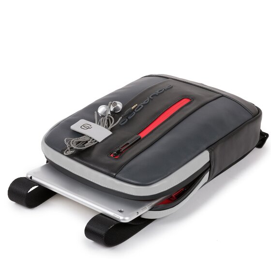 Piquadro Urban Schoudertas Leer 21 cm
