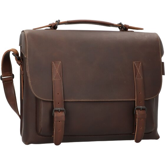 aunts & uncles The Workmates Big Fella Briefcase Leer 39 cm Laptopcompartiment