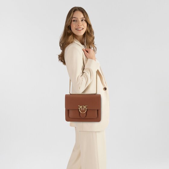 PINKO Love One Schoudertas Leer 30 cm
