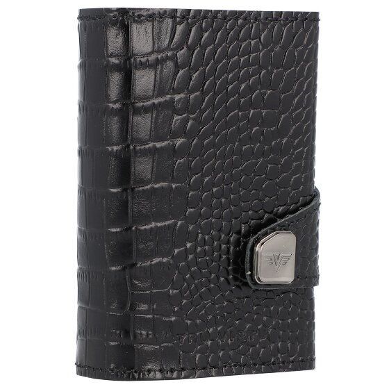 Tru Virtu Click & Slide Creditcardetui Portemonnee RFID Leer 6,5 cm