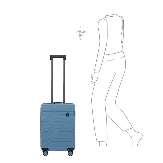 Bric's BY Ulisse 4-wielige cabinewagen 55 cm