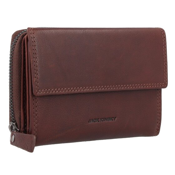 Jack Kinsky Montreal Portemonnee RFID-bescherming Leer 13.5 cm