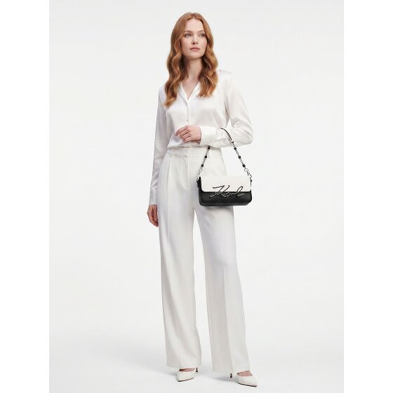 Karl Lagerfeld Signature 2.0 Schoudertas Leder 22 cm