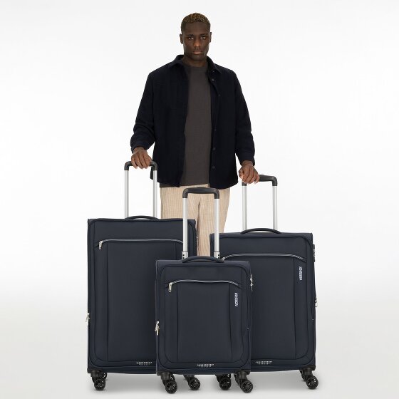 American Tourister Avantour 4 wielen Kofferset 3-delig met uitbreidingsplooi