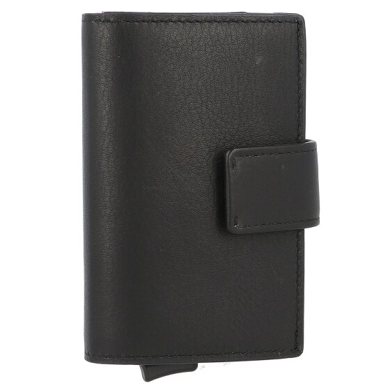 Maître F3 c-drie creditcard etui RFID leer 6,5 cm