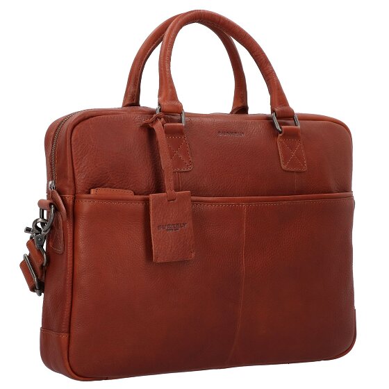 Burkely Antieke Avery aktetas Leer 40 cm Laptopcompartiment