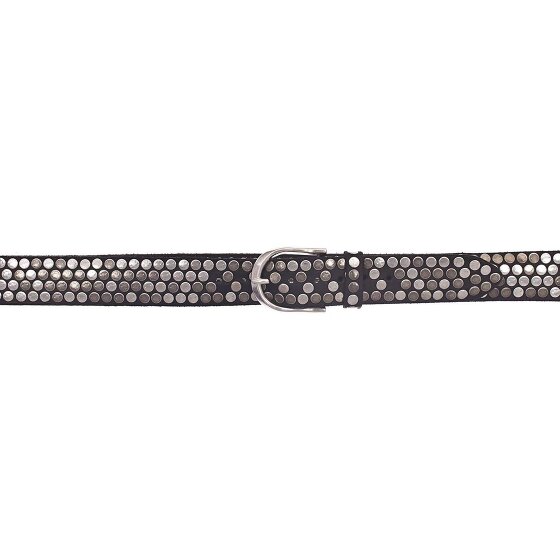 b.belt Studded riem leer