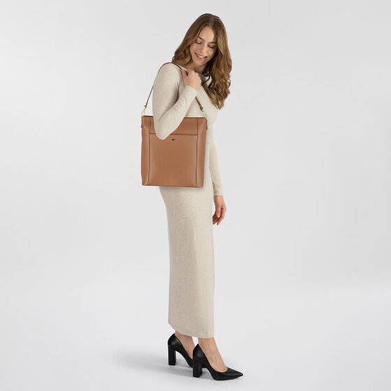 Braun Büffel Hanna Schoudertas Leer 34 cm Laptop compartiment