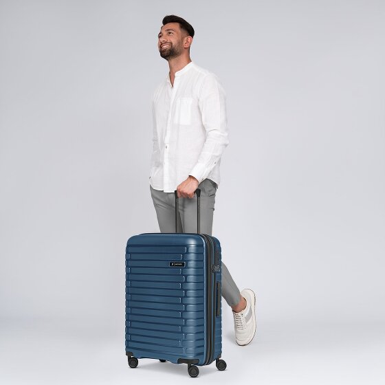 Pactastic Collection 04 THE MEDIUM + 4 wielen Trolley M 66 cm met uitbreidingsplooi