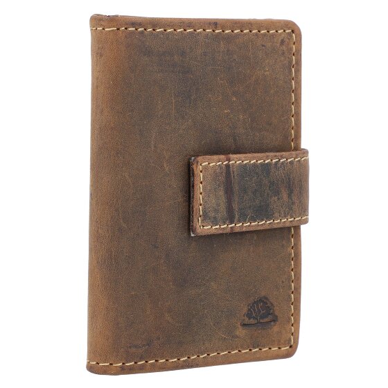 Greenburry Vintage Portemonnee RFID Leer 7 cm