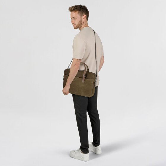 Castelijn & Beerens Nubuck Koffer Leer 41 cm Laptop compartiment