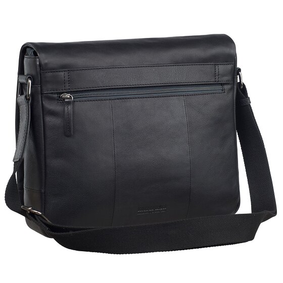 Leonhard Heyden Hamburg Messenger Leder 32 cm Laptopcompartiment