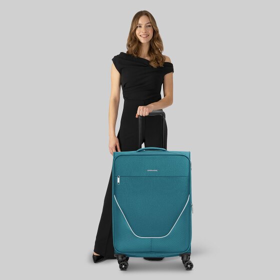 Stratic taska 4-wiel trolley M 65 cm met uitvouwbare plooi