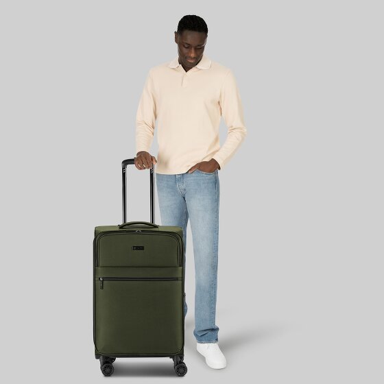 bugatti Valencia Soft 4 wielen Trolley M 65 cm met uitbreidingsplooi