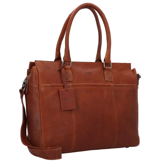 Burkely Antique Avery Koffer Leer 40 cm Laptop compartiment