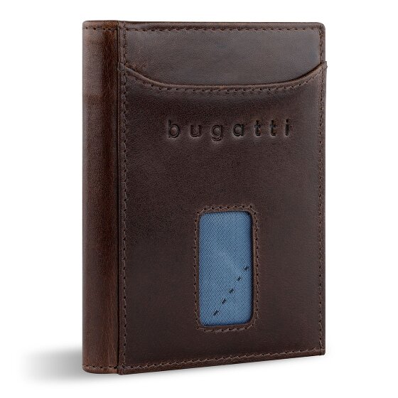bugatti Secure Slim Portemonnee RFID-bescherming Leer 8 cm