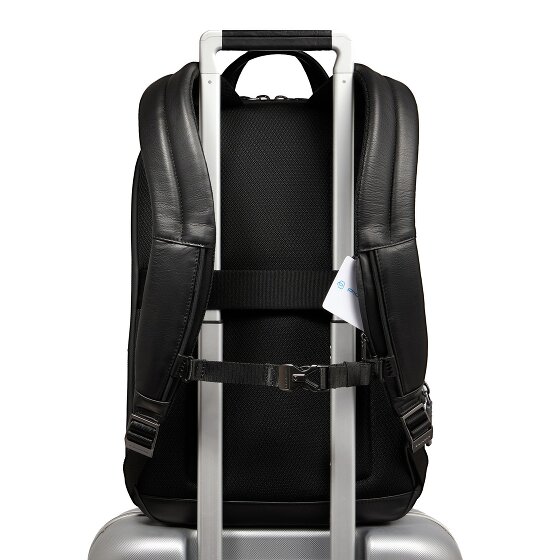 Piquadro Zaino Dagrugzak Leer 42 cm Laptop compartiment