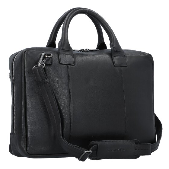 Plevier Vintage Bill Koffer Leer 40 cm Laptop compartiment
