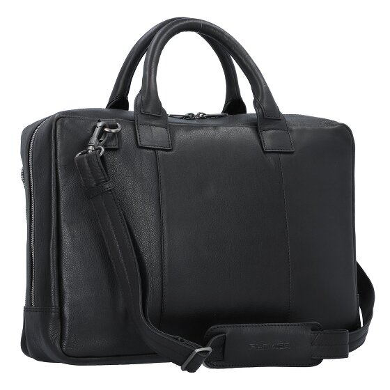 Plevier Vintage Bill Koffer Leer 40 cm Laptop compartiment