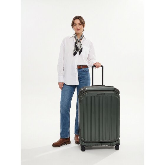 Piquadro PQ-Light 4 wielen Trolley 78 cm met uitbreidingsplooi
