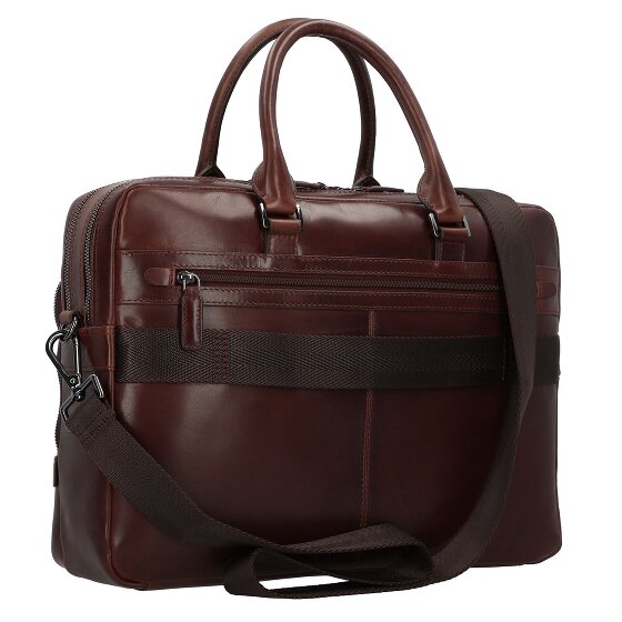 bugatti Romano Koffer Leer 40 cm Laptop compartiment