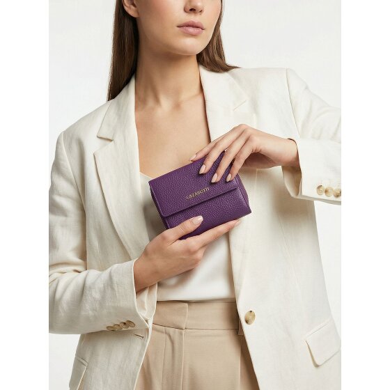 Lazarotti Bologna Leren Ritssluiting Portemonnee Leer 12 cm