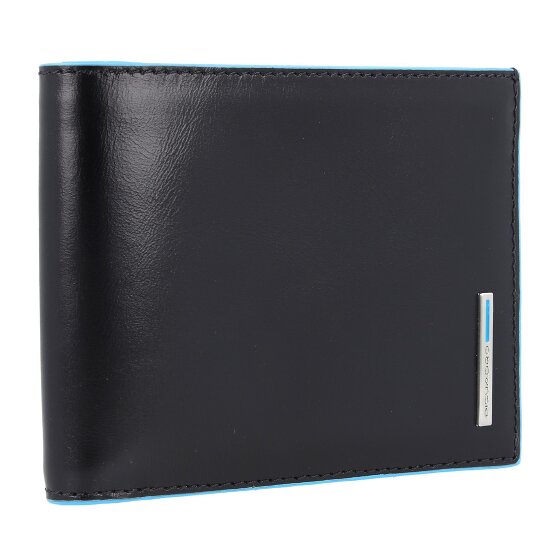 Piquadro Blauw Vierkant Creditcardetui Leer 12,5 cm