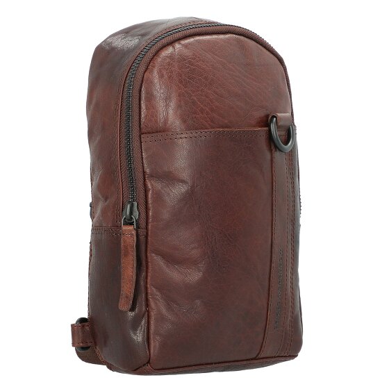 Spikes & Sparrow Bronco Schoudertas Leer 17,5 cm